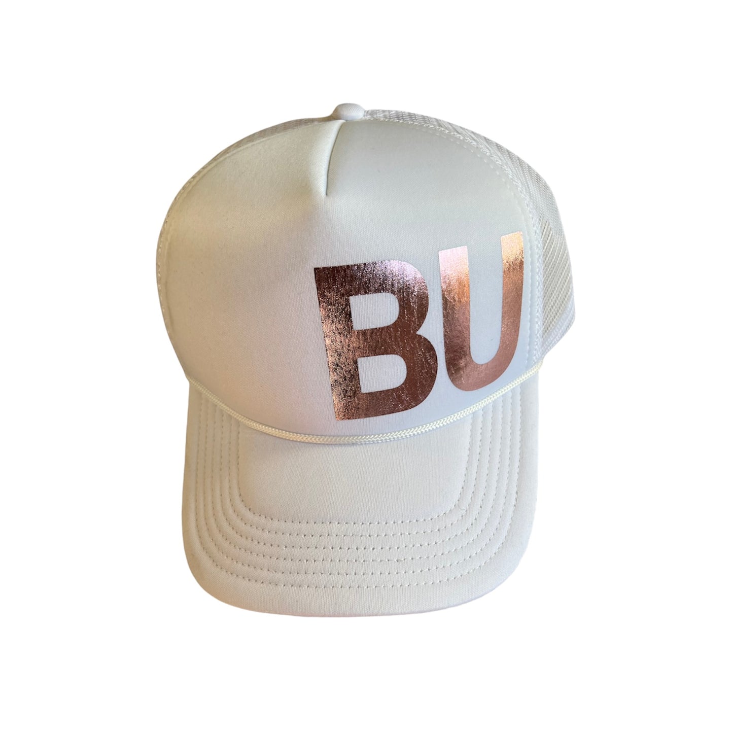 white BU hats