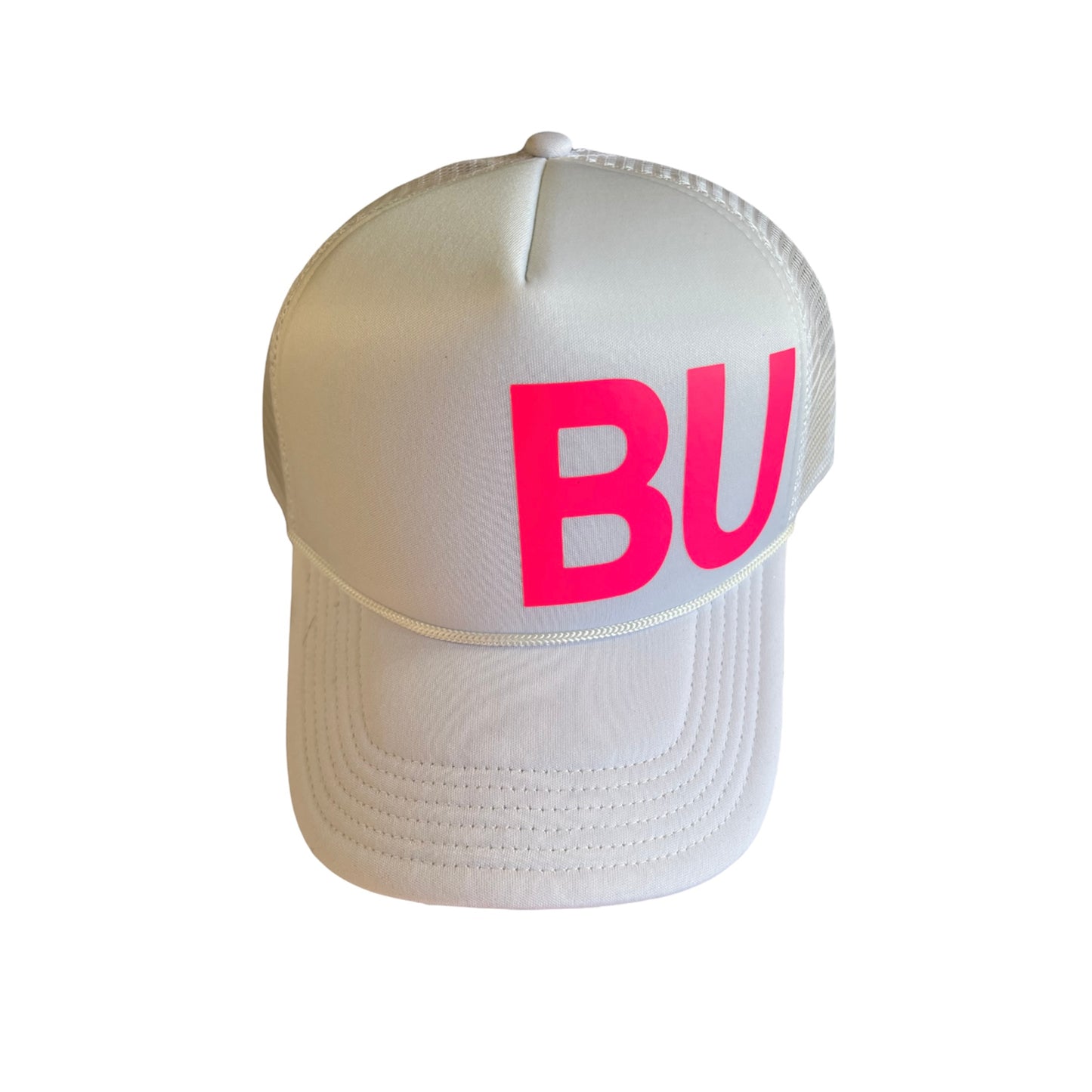 white BU hats