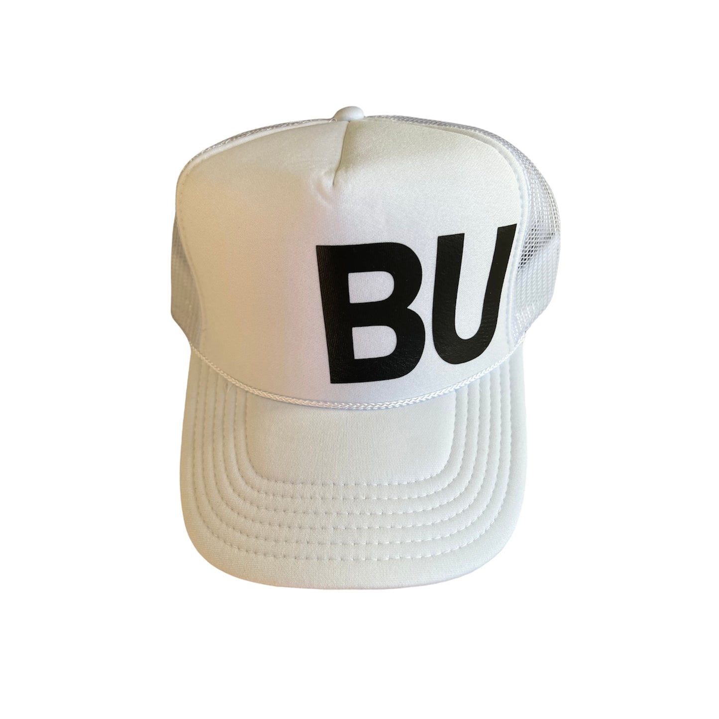 white BU hats