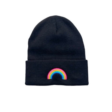 rainbow beanies