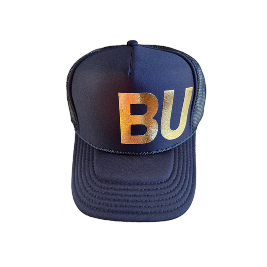 navy BU hats